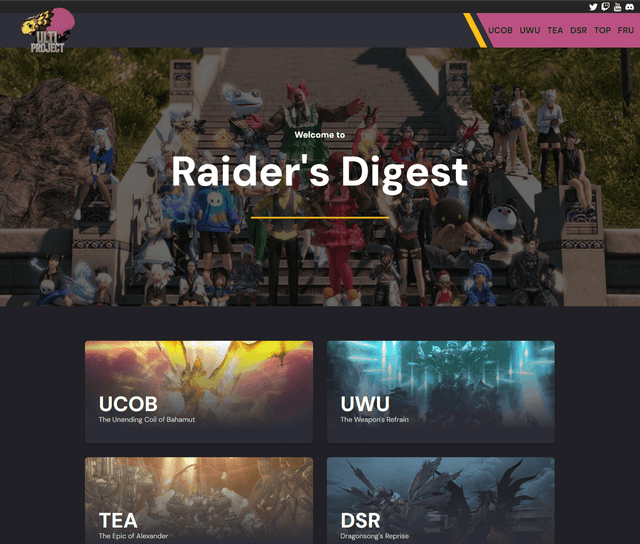 Raider's Digest demo picture.